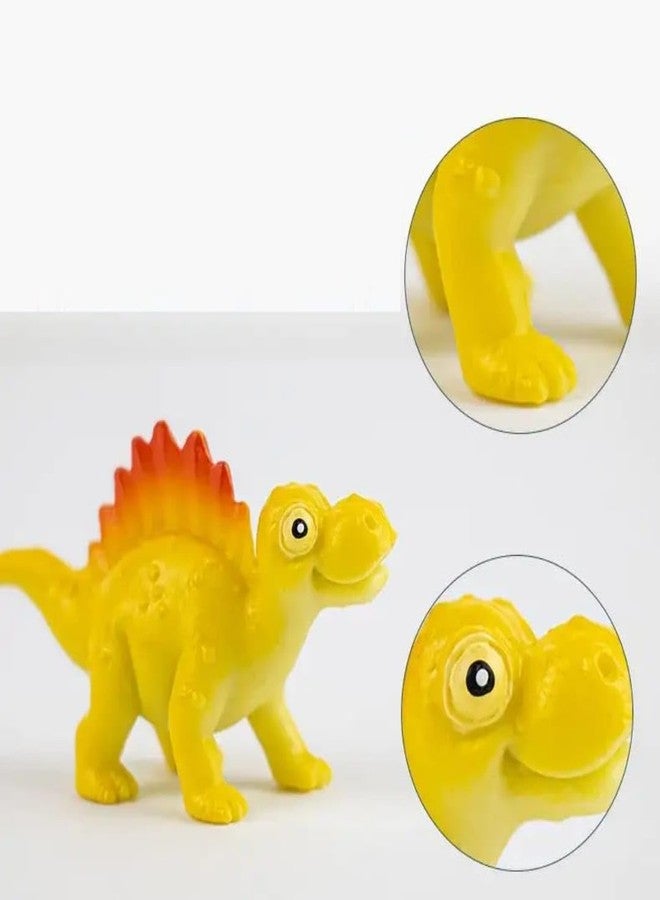 DIMAZO Small Kids Sea & Wild Animal Toys Sets for Fun, Educational, Spark Imagination and Learning (Multi Choice Sets) (Funny Dinosaur) 12pcs - Image 4